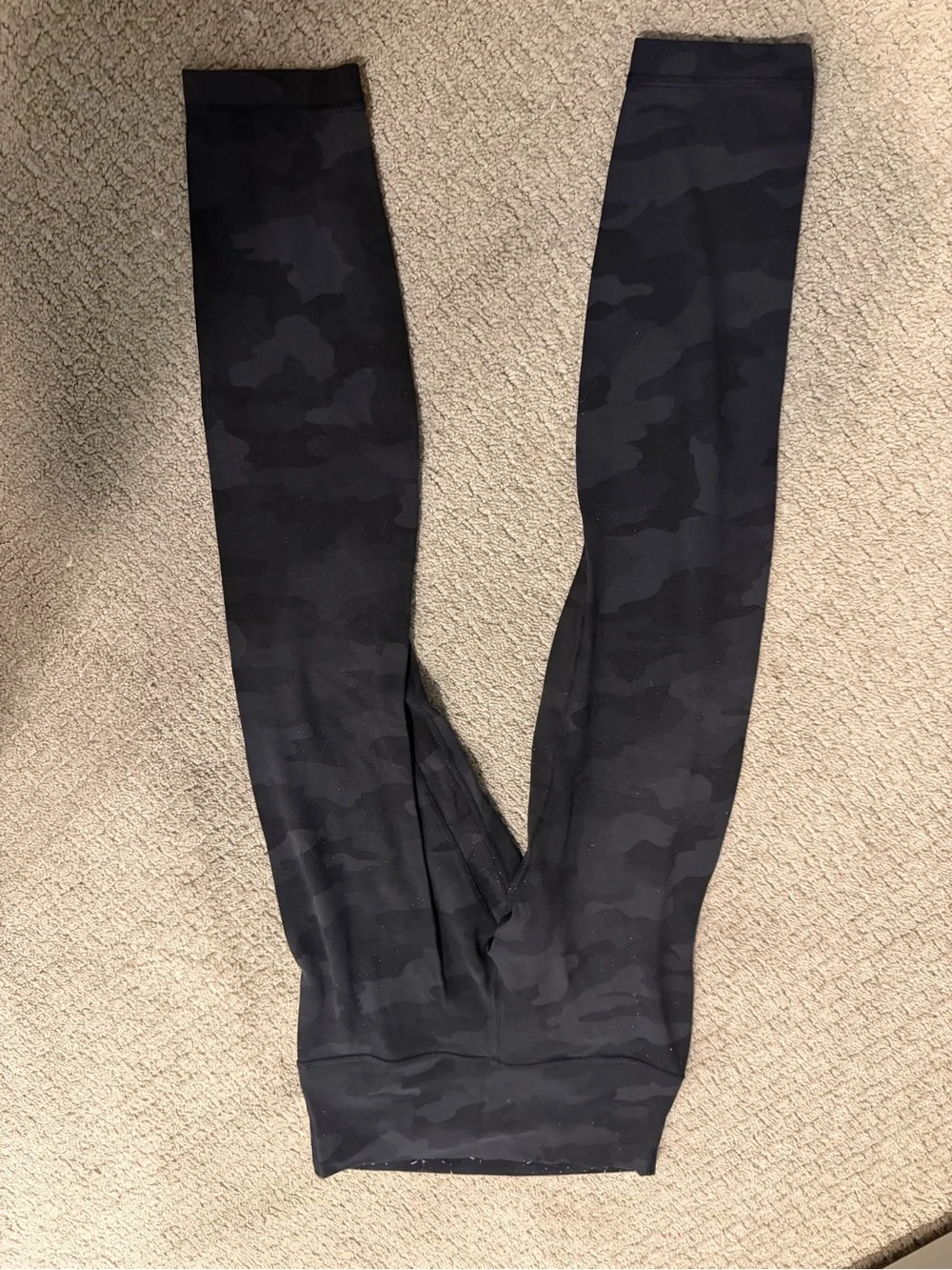 lululemon athletica Black Camo Leggings